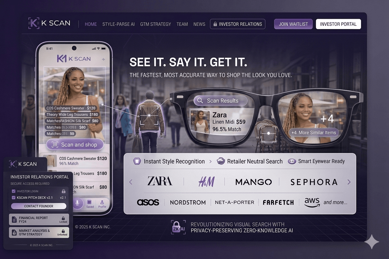K Scan real-world capture to conversion flow